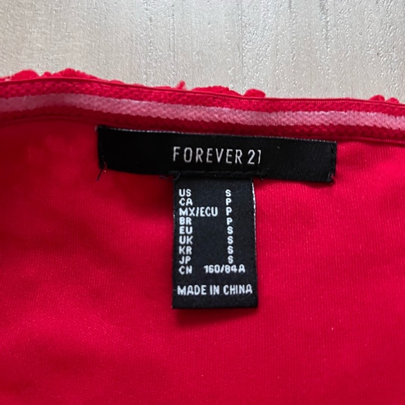 FOREVER 21 RED DRESS - Picture 2 of 3